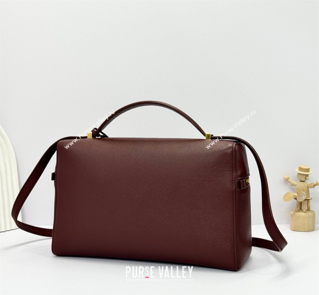 Loro Piana LP Extra Bag L27 in Calfskin Leather Smoke Caramel 2026 FAO3001 (BF-260408061)