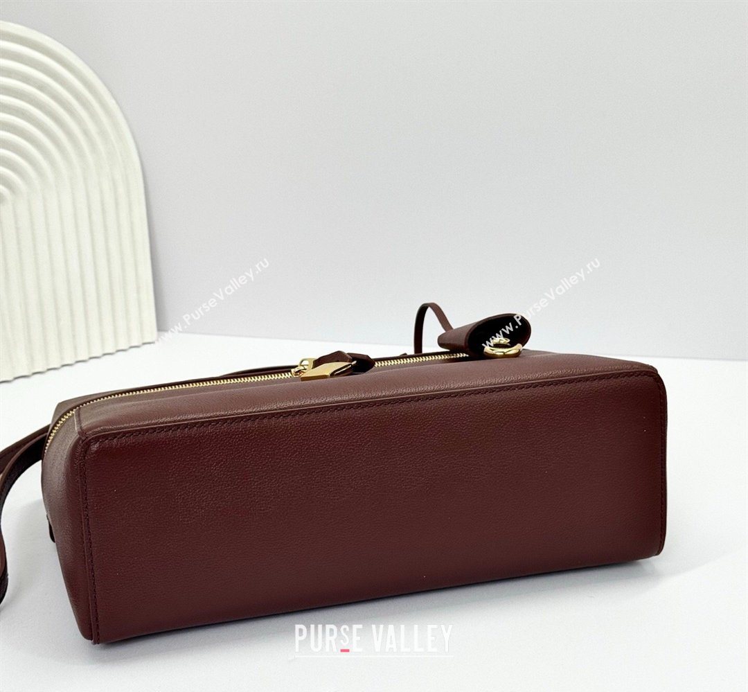 Loro Piana LP Extra Bag L27 in Calfskin Leather Smoke Caramel 2026 FAO3001 (BF-260408061)