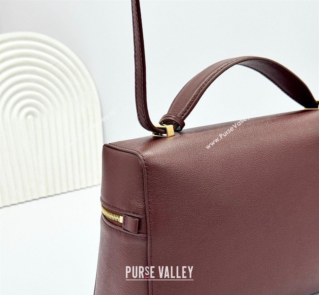 Loro Piana LP Extra Bag L27 in Calfskin Leather Smoke Caramel 2026 FAO3001 (BF-260408061)