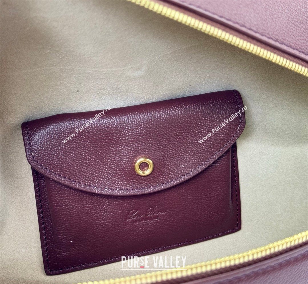 Loro Piana LP Extra Bag L27 in Calfskin Leather Smoke Caramel 2026 FAO3001 (BF-260408061)