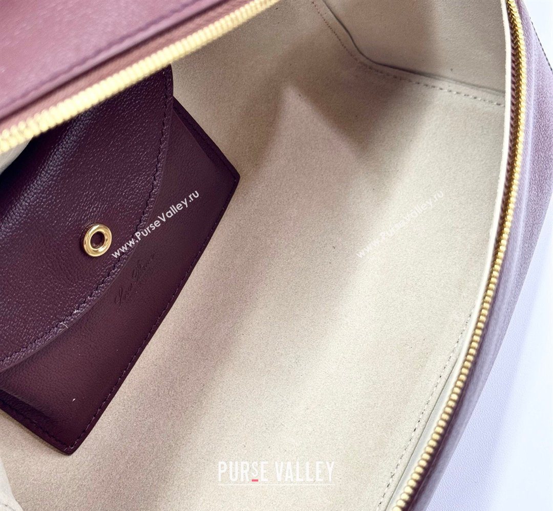 Loro Piana LP Extra Bag L27 in Calfskin Leather Smoke Caramel 2026 FAO3001 (BF-260408061)