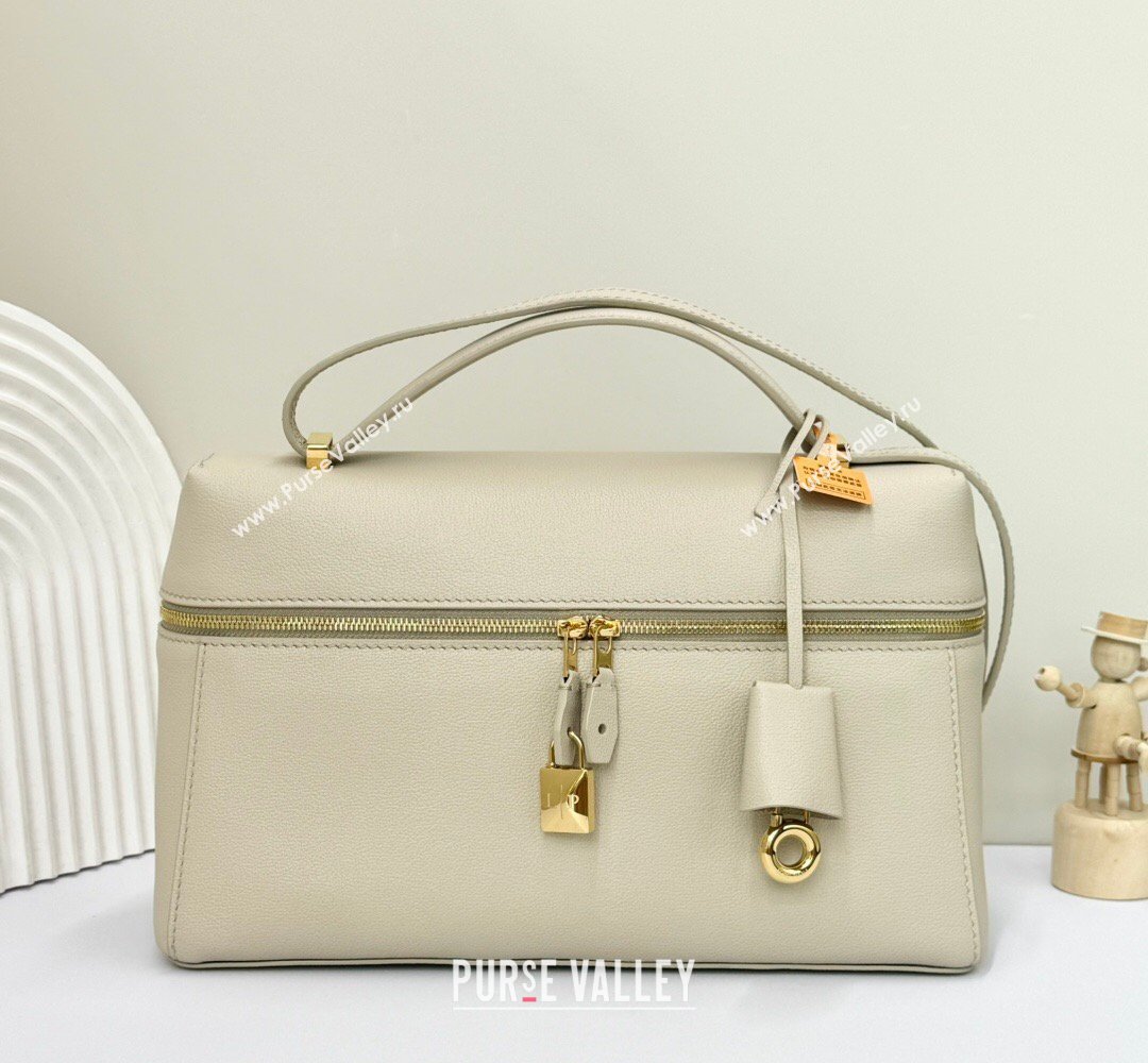 Loro Piana LP Extra Bag L27 in Calfskin Leather Light Lime 2026 FAO3001 (BF-260408062)