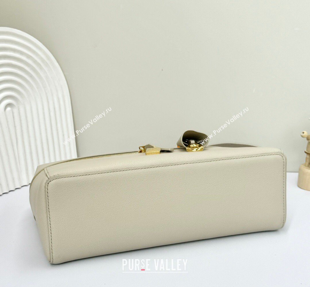 Loro Piana LP Extra Bag L27 in Calfskin Leather Light Lime 2026 FAO3001 (BF-260408062)