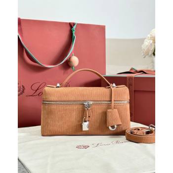 Loro Piana LP Extra Bag L23 in Wave Nubuck Leather Brown 2026 FAQ2126 (BF-260408066)