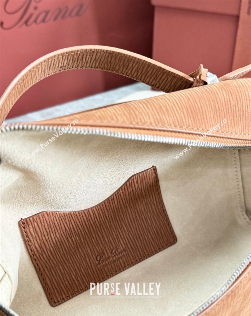 Loro Piana LP Extra Bag L23 in Wave Nubuck Leather Brown 2026 FAQ2126 (BF-260408066)