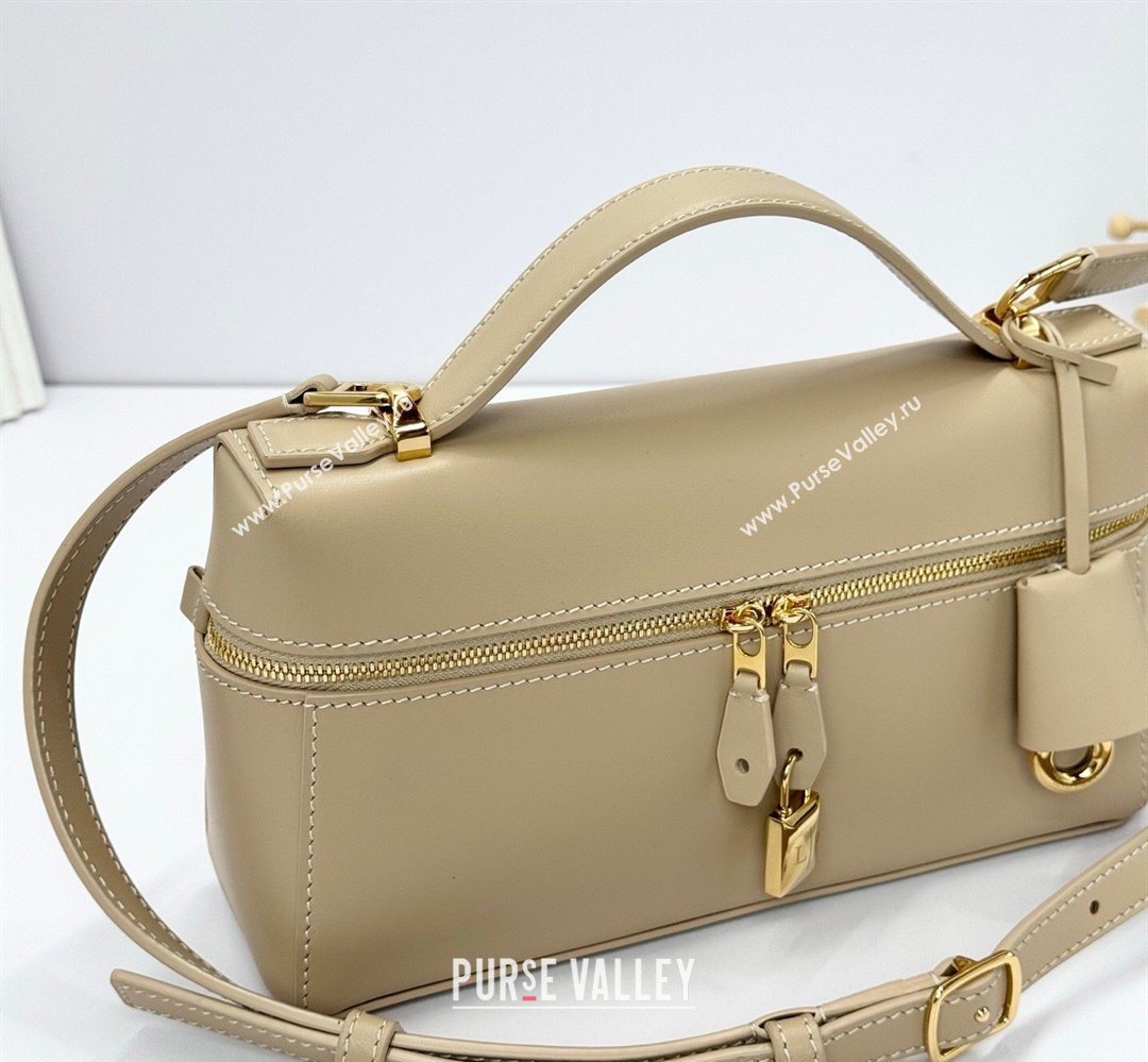 Loro Piana LP Extra Bag L23 in Calfskin Leather Light Mastic 2026 FAQ2126 (BF-260408068)