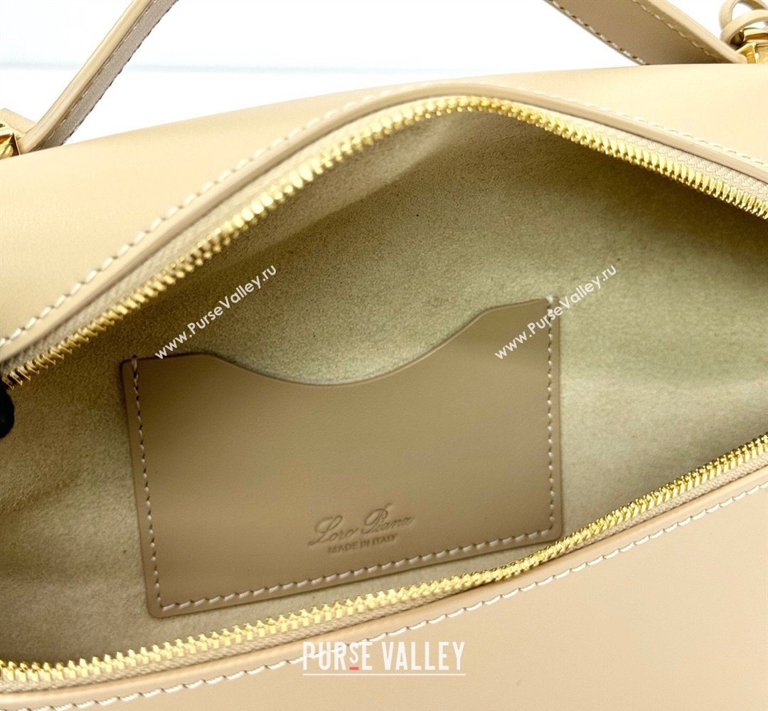 Loro Piana LP Extra Bag L23 in Calfskin Leather Light Mastic 2026 FAQ2126 (BF-260408068)