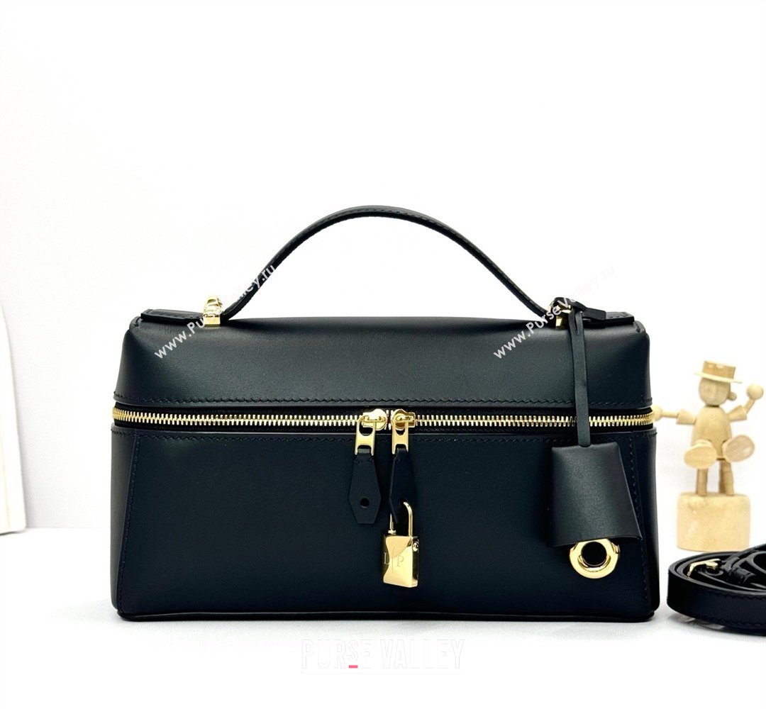 Loro Piana LP Extra Bag L23 in Smooth Leather Black 2026 FAQ2126 (BF-260408072)