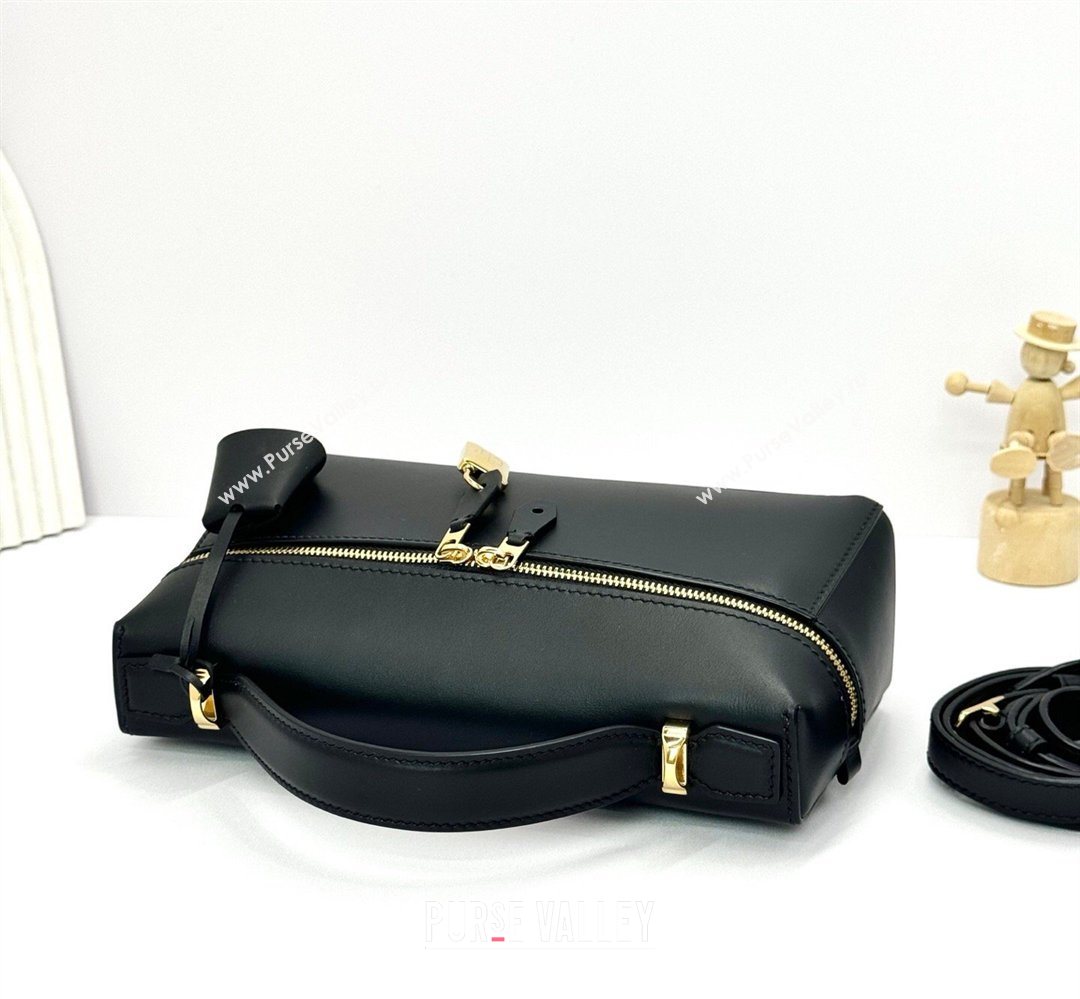 Loro Piana LP Extra Bag L23 in Smooth Leather Black 2026 FAQ2126 (BF-260408072)