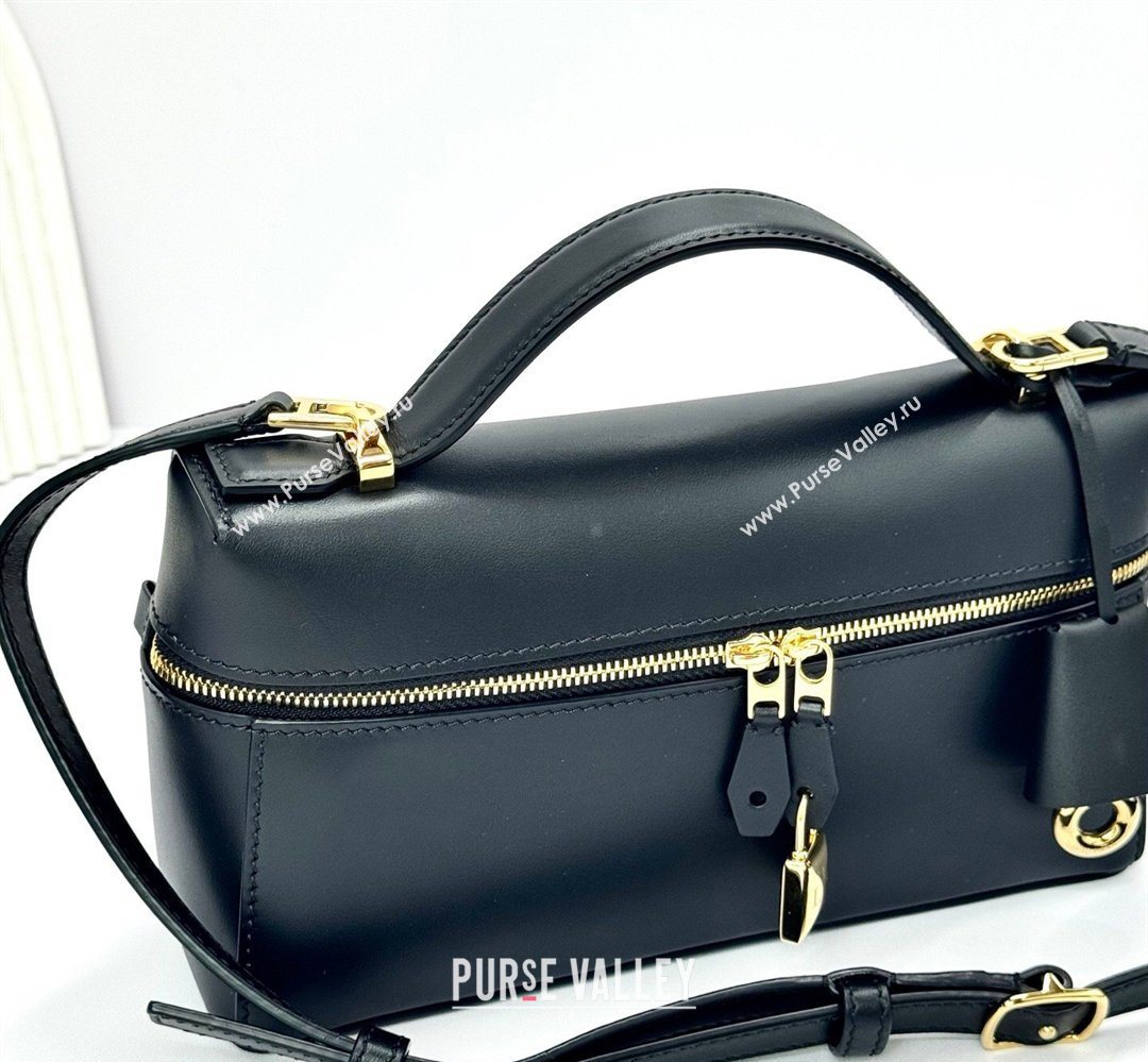 Loro Piana LP Extra Bag L23 in Smooth Leather Black 2026 FAQ2126 (BF-260408072)