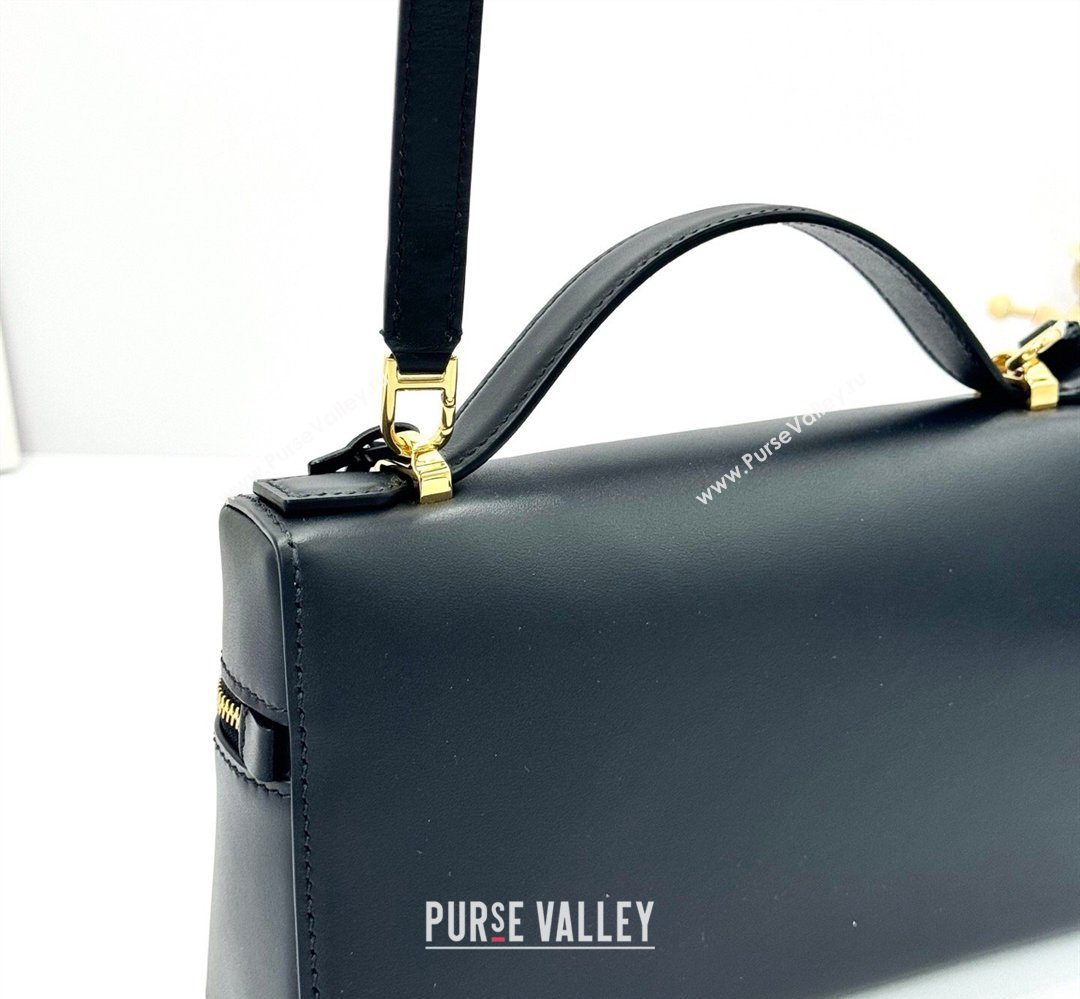 Loro Piana LP Extra Bag L23 in Smooth Leather Black 2026 FAQ2126 (BF-260408072)