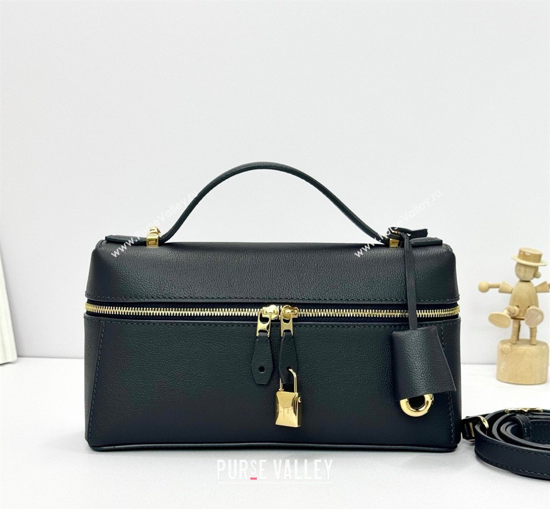 Loro Piana LP Extra Bag L23 in Calfskin Leather Dark Royal Blue 2026 FAQ2126 (BF-260408074)