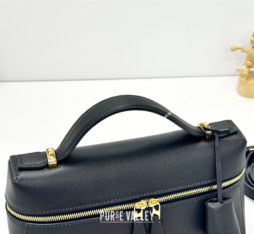 Loro Piana LP Extra Bag L23 in Calfskin Leather Dark Royal Blue 2026 FAQ2126 (BF-260408074)