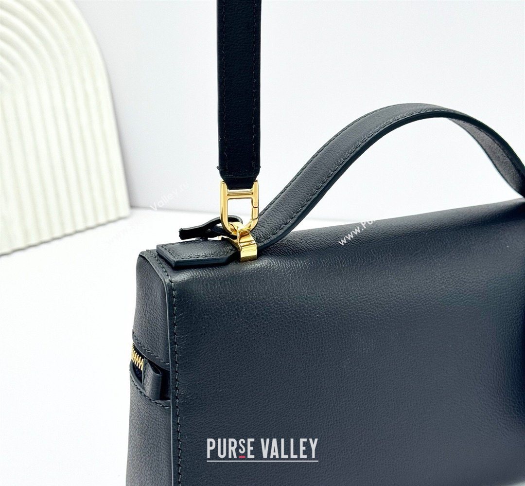 Loro Piana LP Extra Bag L23 in Calfskin Leather Dark Royal Blue 2026 FAQ2126 (BF-260408074)