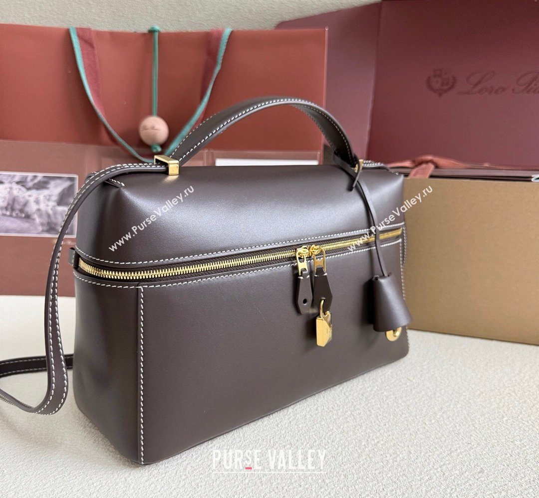 Loro Piana LP Extra Bag L27 in Calfskin Leather Coffee 2026 (YY-260408006)