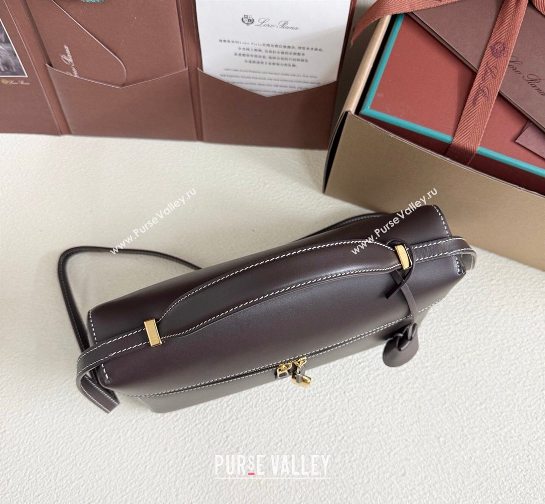 Loro Piana LP Extra Bag L27 in Calfskin Leather Coffee 2026 (YY-260408006)