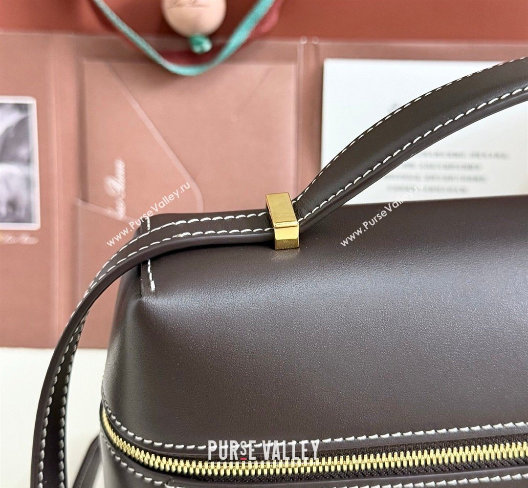 Loro Piana LP Extra Bag L27 in Calfskin Leather Coffee 2026 (YY-260408006)