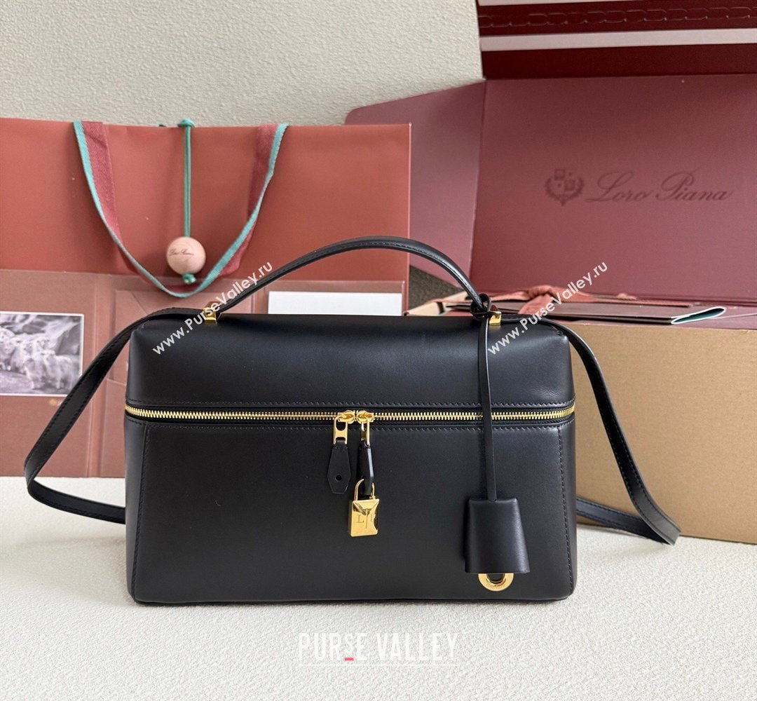 Loro Piana LP Extra Bag L27 in Smooth Leather Black 2026 (YY-260408007)