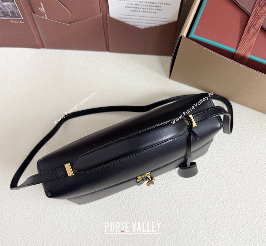 Loro Piana LP Extra Bag L27 in Smooth Leather Black 2026 (YY-260408007)