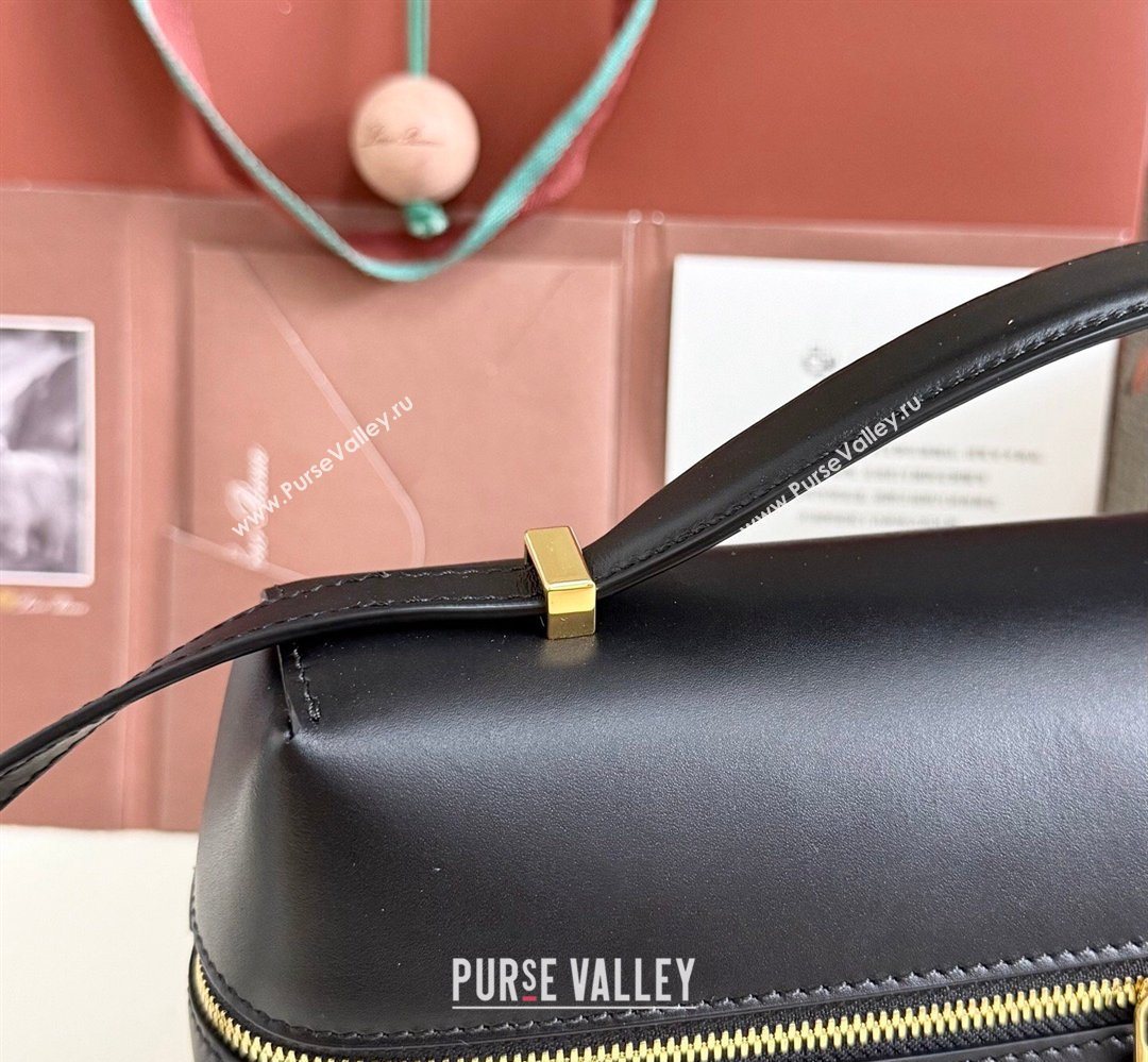 Loro Piana LP Extra Bag L27 in Smooth Leather Black 2026 (YY-260408007)