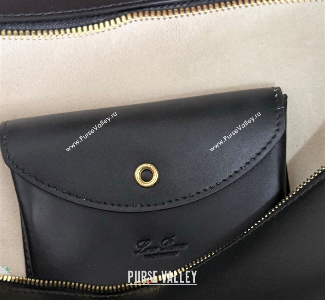 Loro Piana LP Extra Bag L27 in Smooth Leather Black 2026 (YY-260408007)