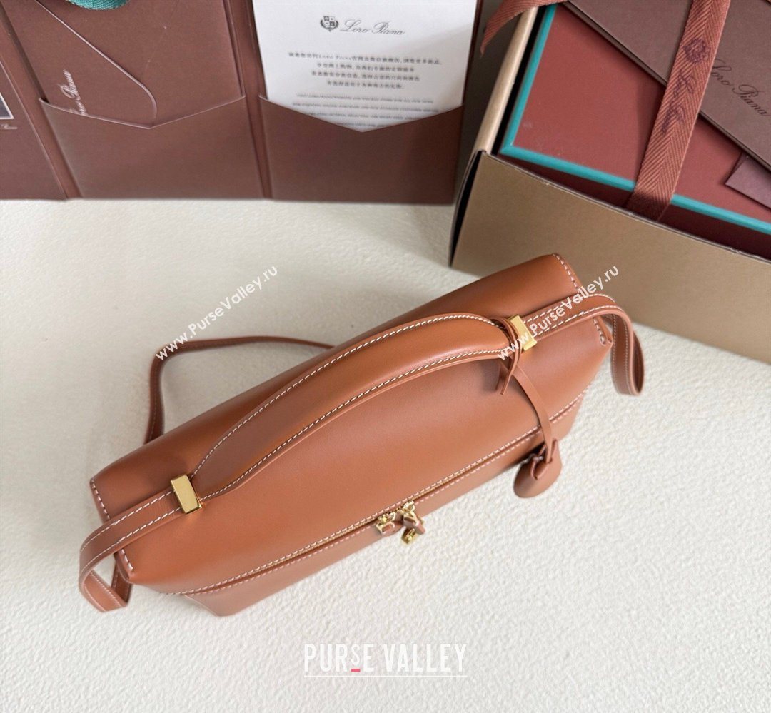 Loro Piana LP Extra Bag L27 in Calfskin Leather Brown2 2026 (YY-260408008)