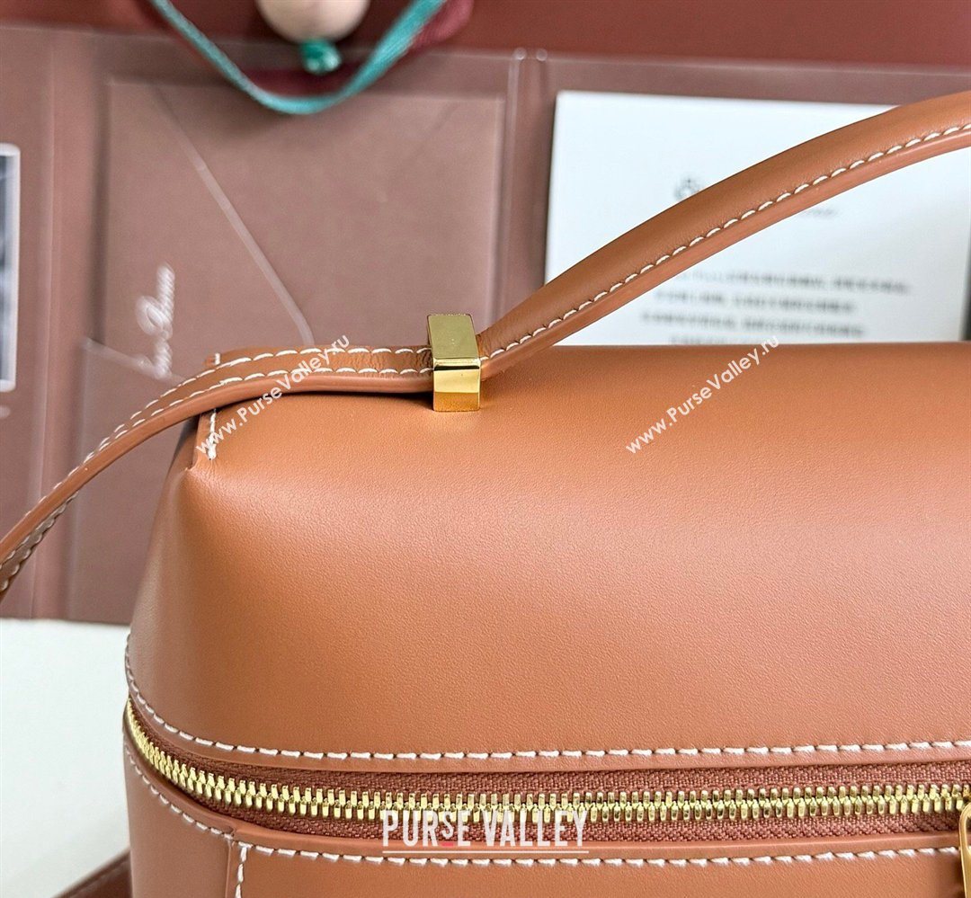 Loro Piana LP Extra Bag L27 in Calfskin Leather Brown2 2026 (YY-260408008)