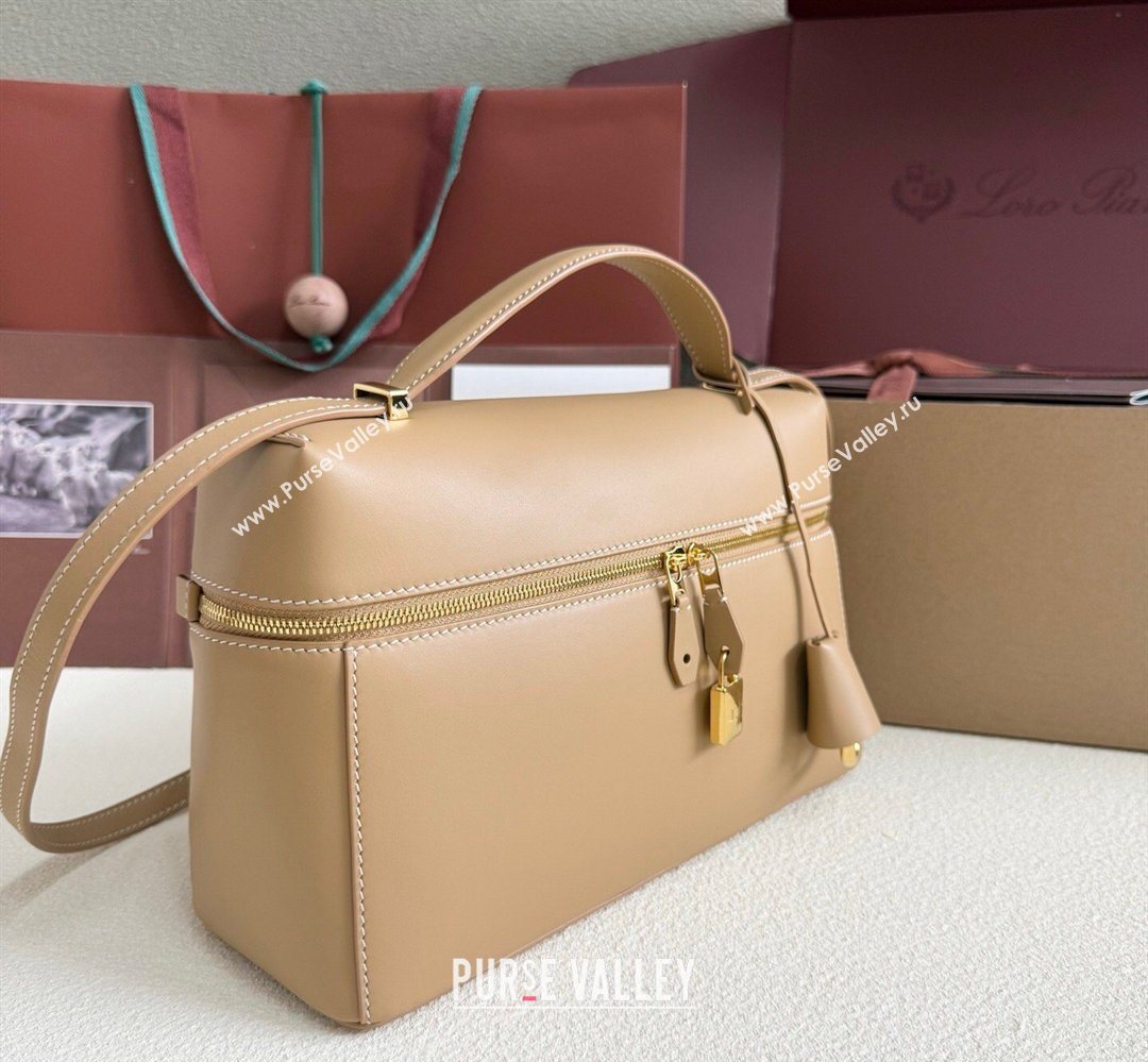 Loro Piana LP Extra Bag L27 in Calfskin Leather Light Bamboo Yellow 2026 (YY-260408009)