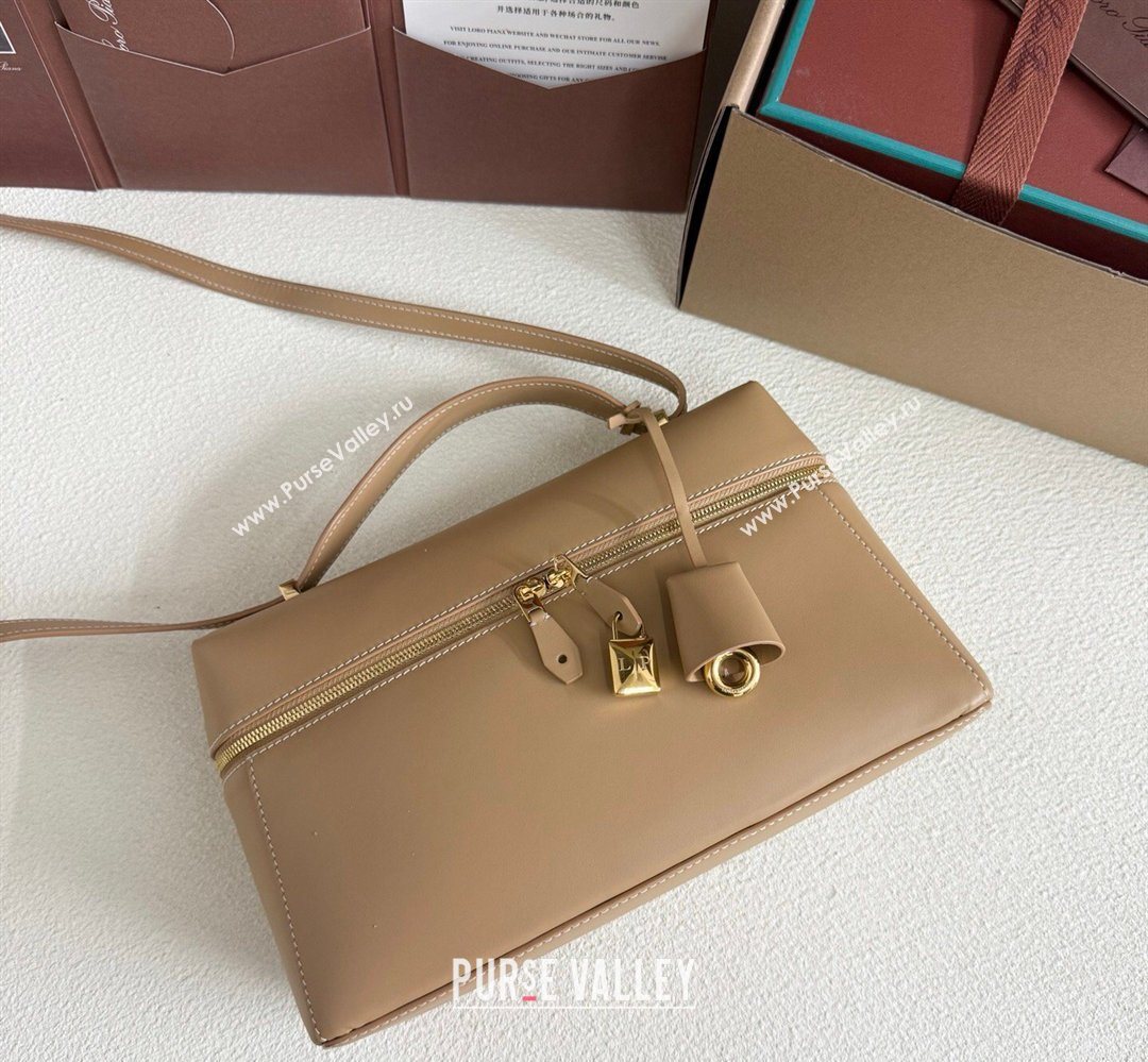 Loro Piana LP Extra Bag L27 in Calfskin Leather Light Bamboo Yellow 2026 (YY-260408009)