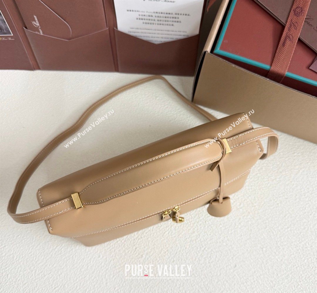 Loro Piana LP Extra Bag L27 in Calfskin Leather Light Bamboo Yellow 2026 (YY-260408009)