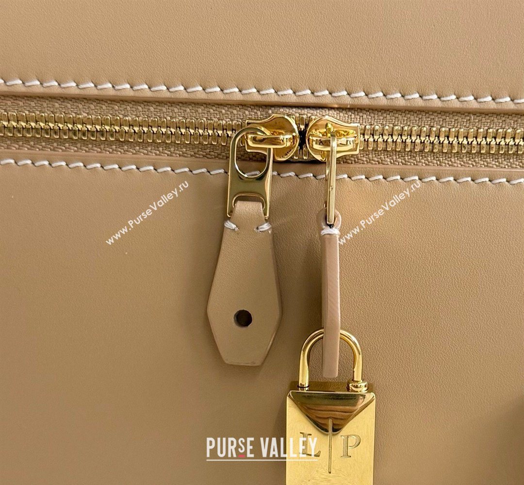 Loro Piana LP Extra Bag L27 in Calfskin Leather Light Bamboo Yellow 2026 (YY-260408009)