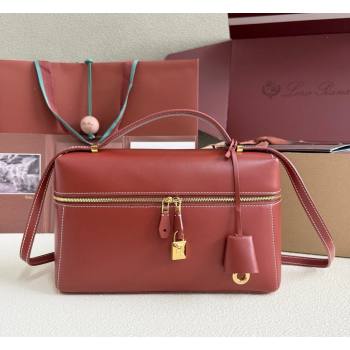 Loro Piana LP Extra Bag L27 in Calfskin Leather Red Brown 2026 (YY-260408010)