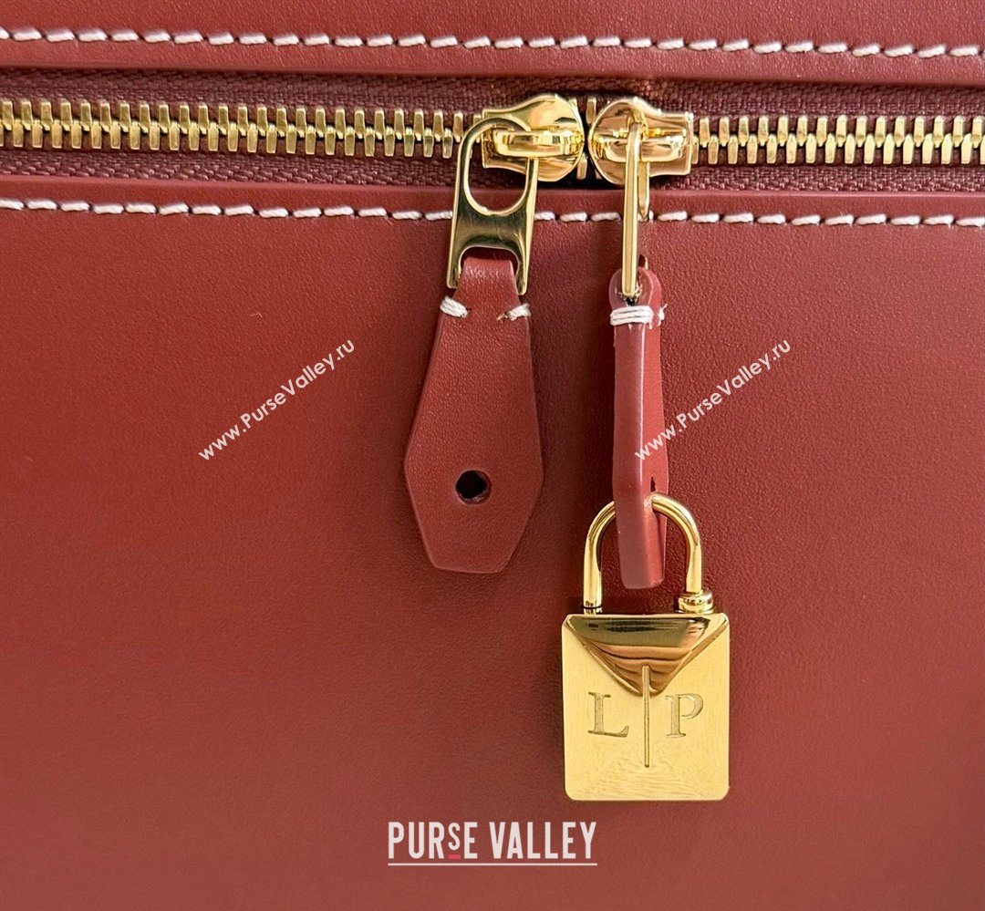 Loro Piana LP Extra Bag L27 in Calfskin Leather Red Brown 2026 (YY-260408010)