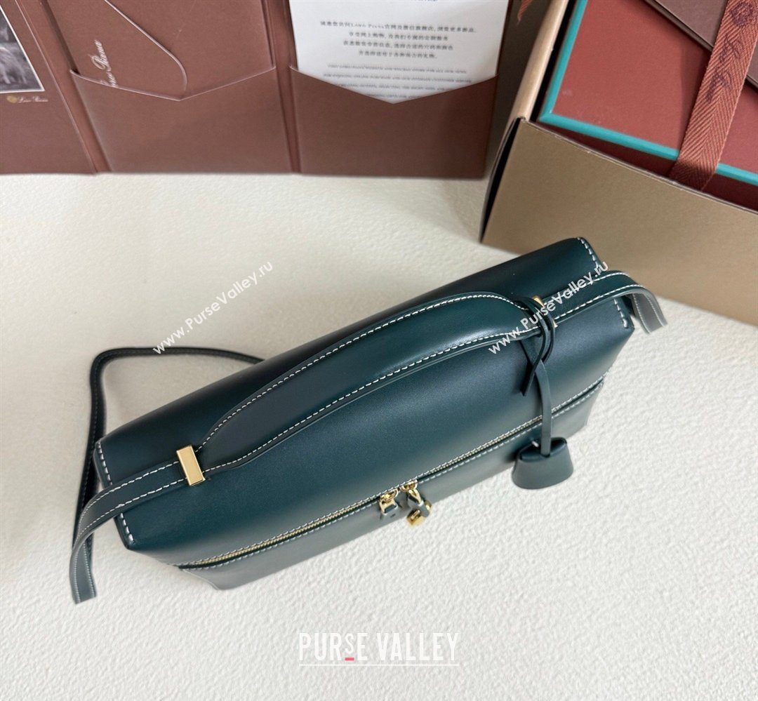 Loro Piana LP Extra Bag L27 in Calfskin Leather Dark Green 2026 (YY-260408011)