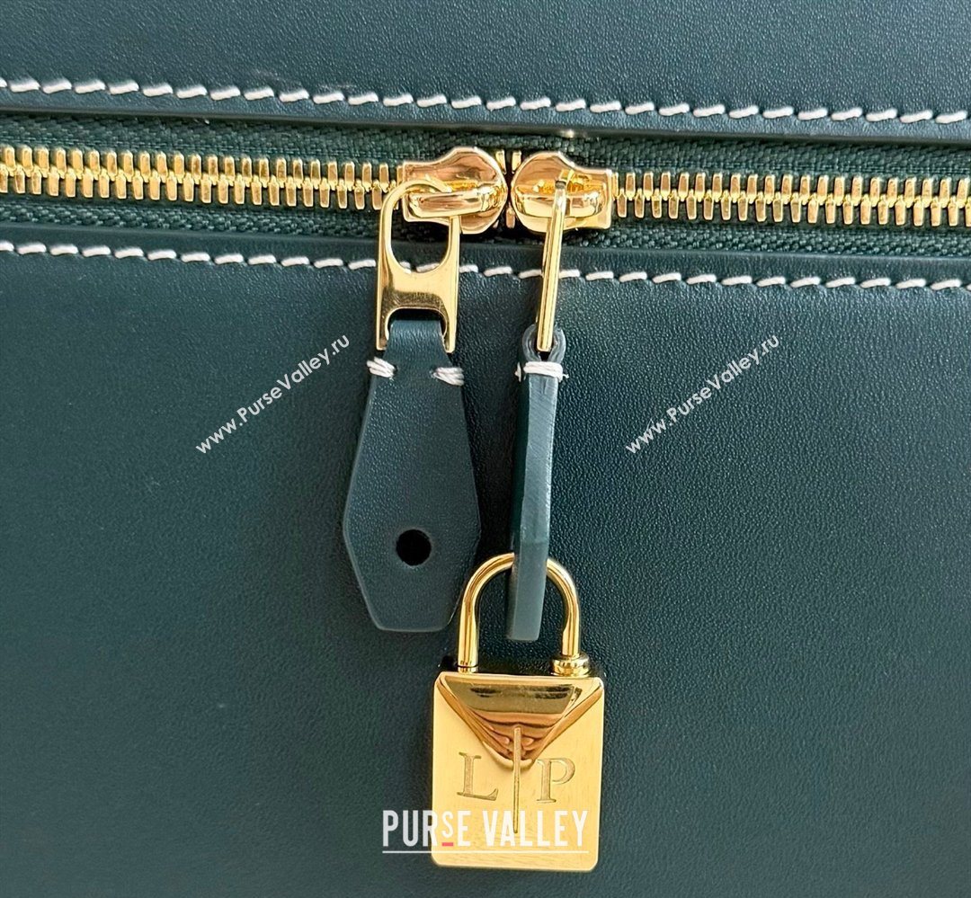 Loro Piana LP Extra Bag L27 in Calfskin Leather Dark Green 2026 (YY-260408011)