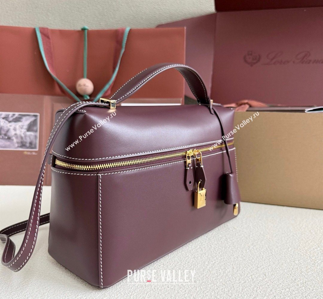 Loro Piana LP Extra Bag L27 in Calfskin Leather Ormosia 2026 (YY-260408012)