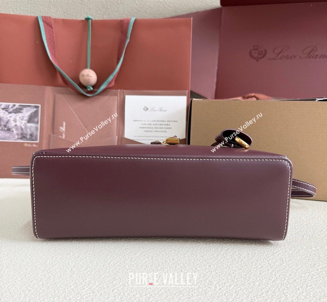 Loro Piana LP Extra Bag L27 in Calfskin Leather Ormosia 2026 (YY-260408012)