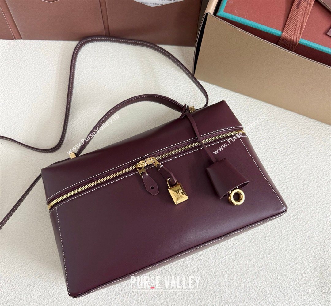 Loro Piana LP Extra Bag L27 in Calfskin Leather Ormosia 2026 (YY-260408012)