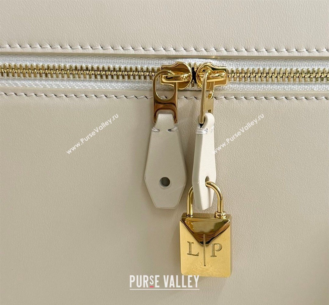 Loro Piana LP Extra Bag L27 in Calfskin Leather White 2026 (YY-260408013)