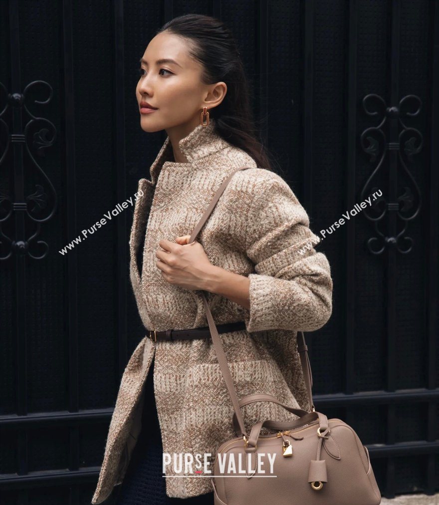 Loro Piana LP Small Needle bag in Grained Leather Rock Grey 2026 (BF-260408079)