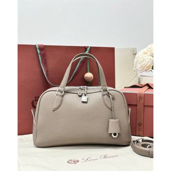 Loro Piana LP Small Needle bag in Grained Leather Warm Beige 2026 (BF-260408083)