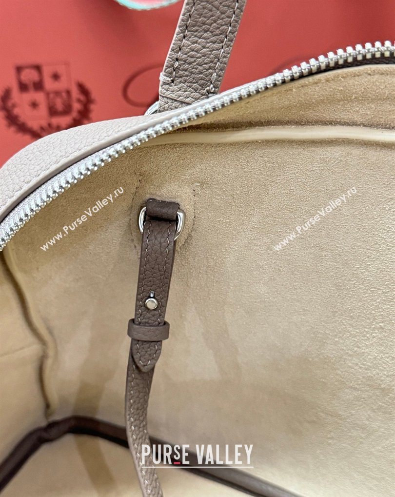 Loro Piana LP Small Needle bag in Grained Leather Warm Beige 2026 (BF-260408083)