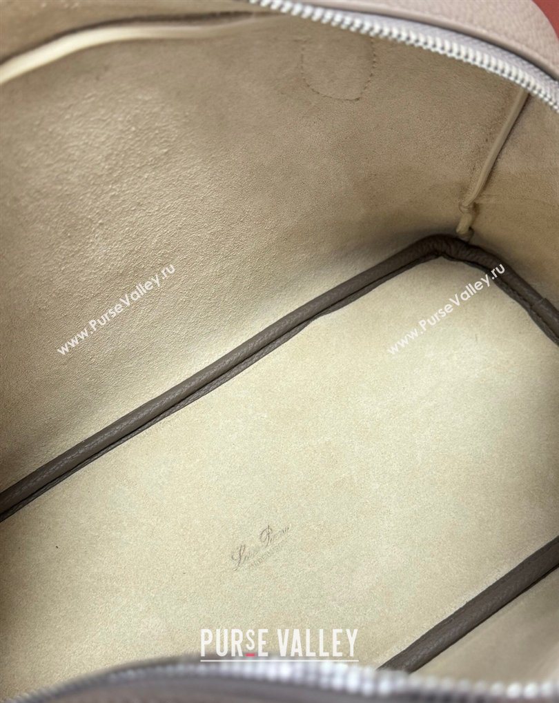 Loro Piana LP Small Needle bag in Grained Leather Warm Beige 2026 (BF-260408083)