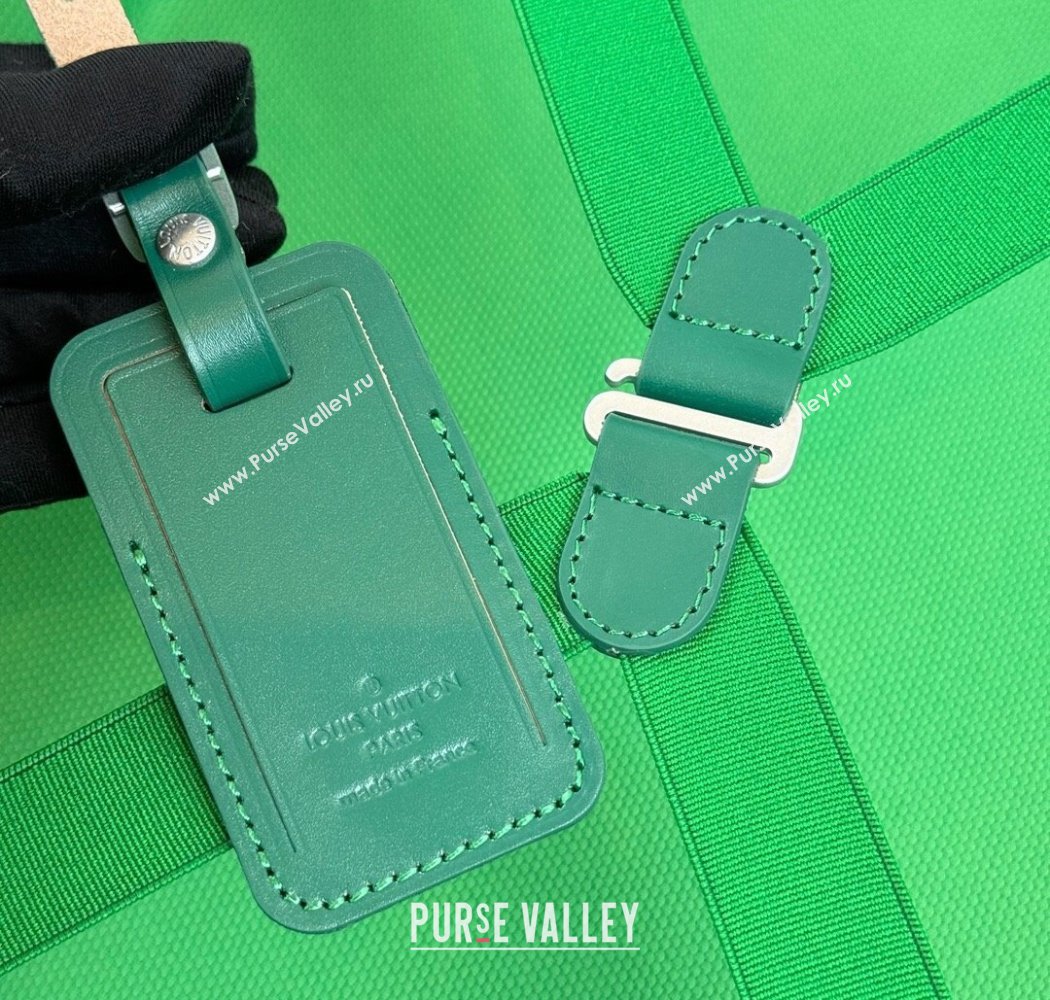 Louis Vuitton Horizon 55 Rolling Suitcase Luggage Travel Bag in Monogram Edlipse Canvas Green2 2025 (YS-250926033)