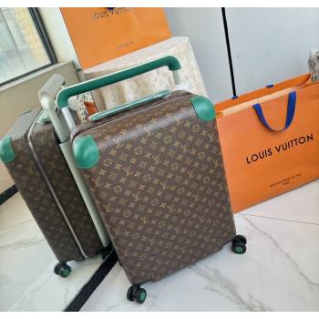 Louis Vuitton Horizon 55 Rolling Suitcase Luggage Travel Bag in Monogram Edlipse Canvas Green2 2025 (YS-250926033)