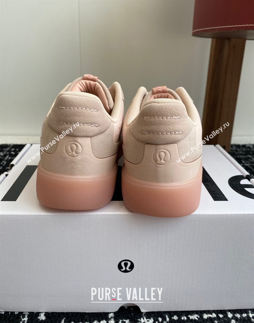 Lululemon City Verse Sneakers in Leather and Suede Light Pink 2025 (SS-250428161)