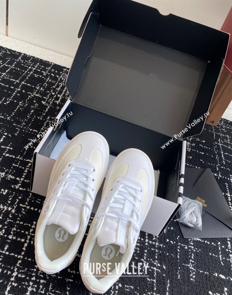 Lululemon City Verse Sneakers in Leather and Suede White 2025 (SS-250428159)