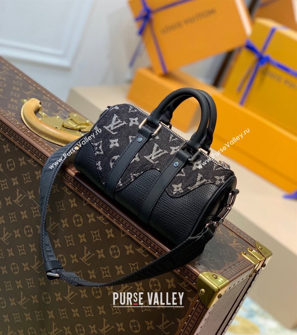 Louis Vuitton Mens Monogram Drip Keepall XS Bag M81011 Black 2021 (KI-21112716)
