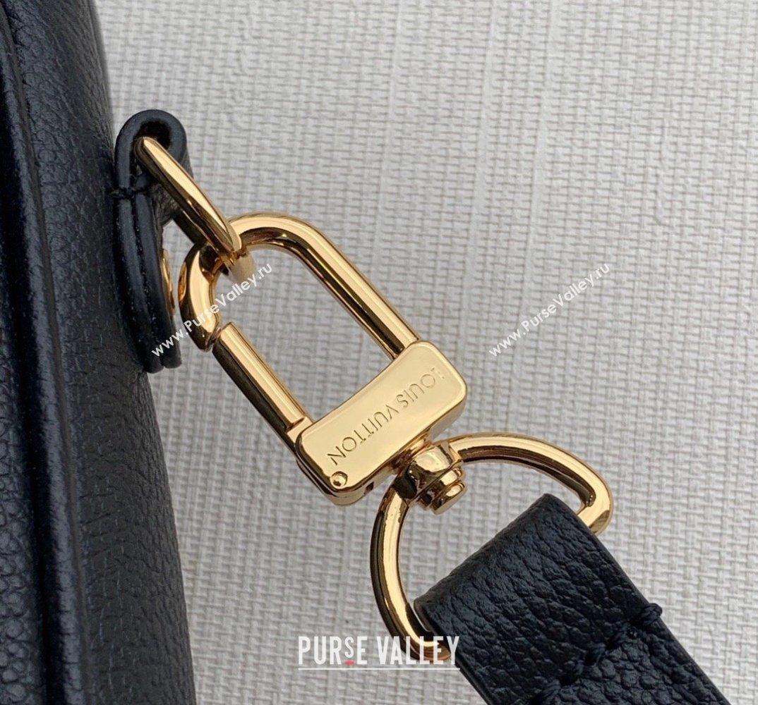 Louis Vuitton Pochette Metis Bag in Black Embossed Grained Leather M59211 2021 (KI-21112723)