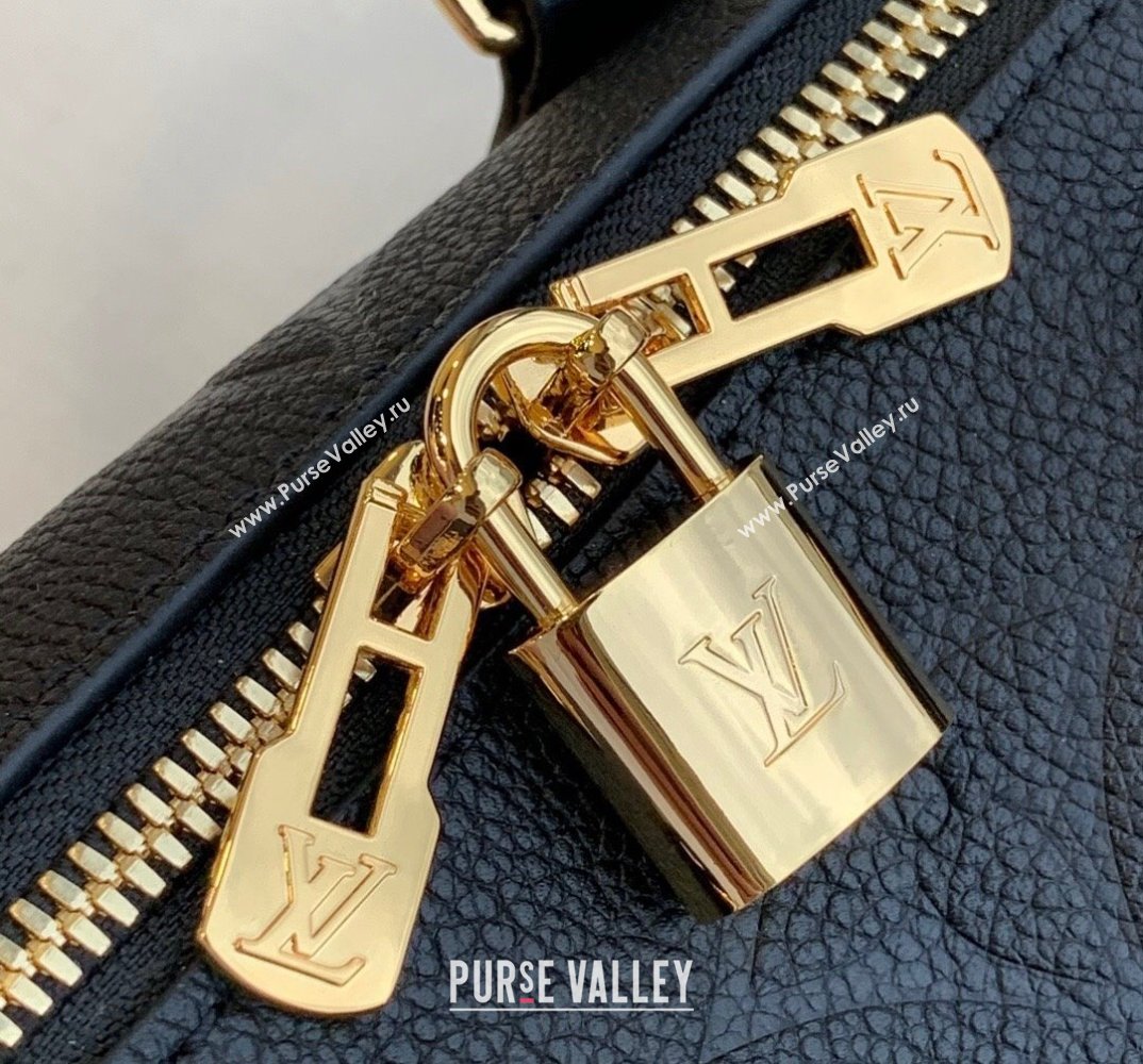 Louis Vuitton Speedy Bandoulière 20 Bag in Black Embossed Grained Leather M58953 2021 (KI-21112725)